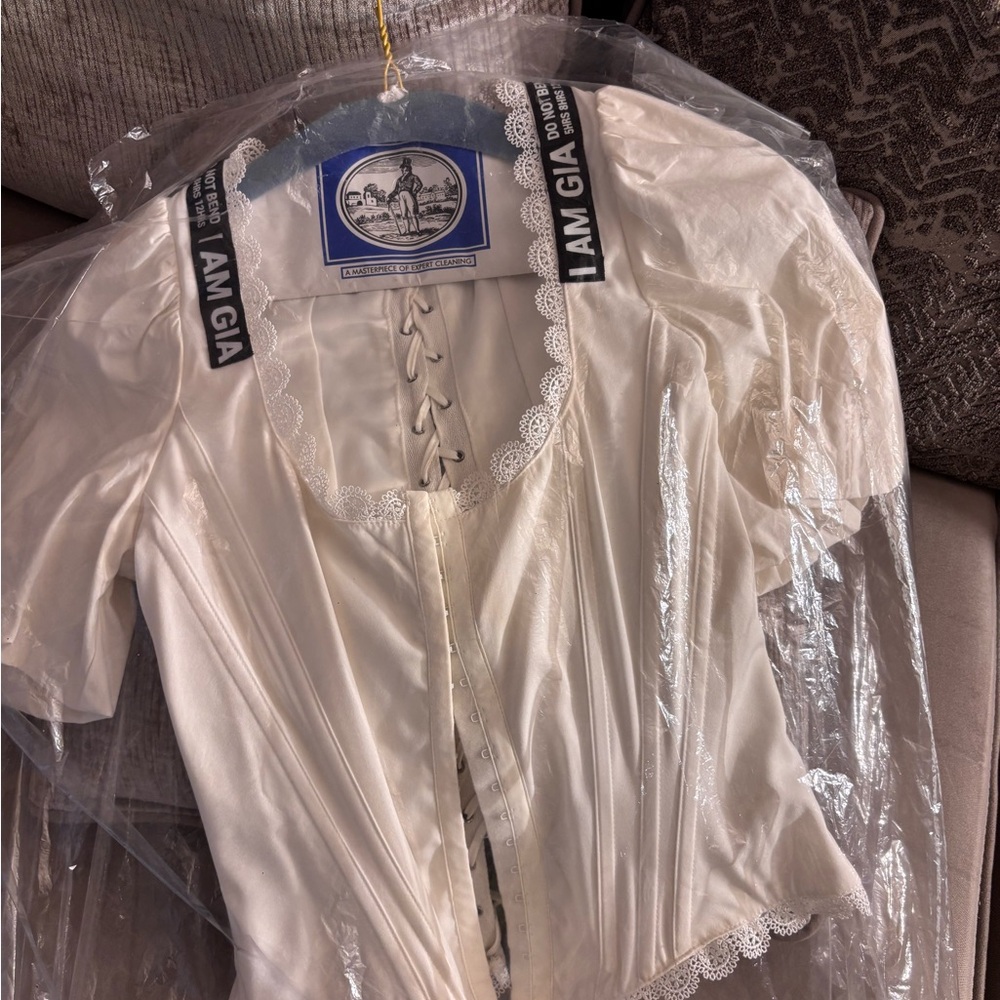 Elegant White Blouse with Lace Details